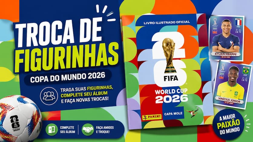 Troca de Figurinhas Copa do Mundo 2026